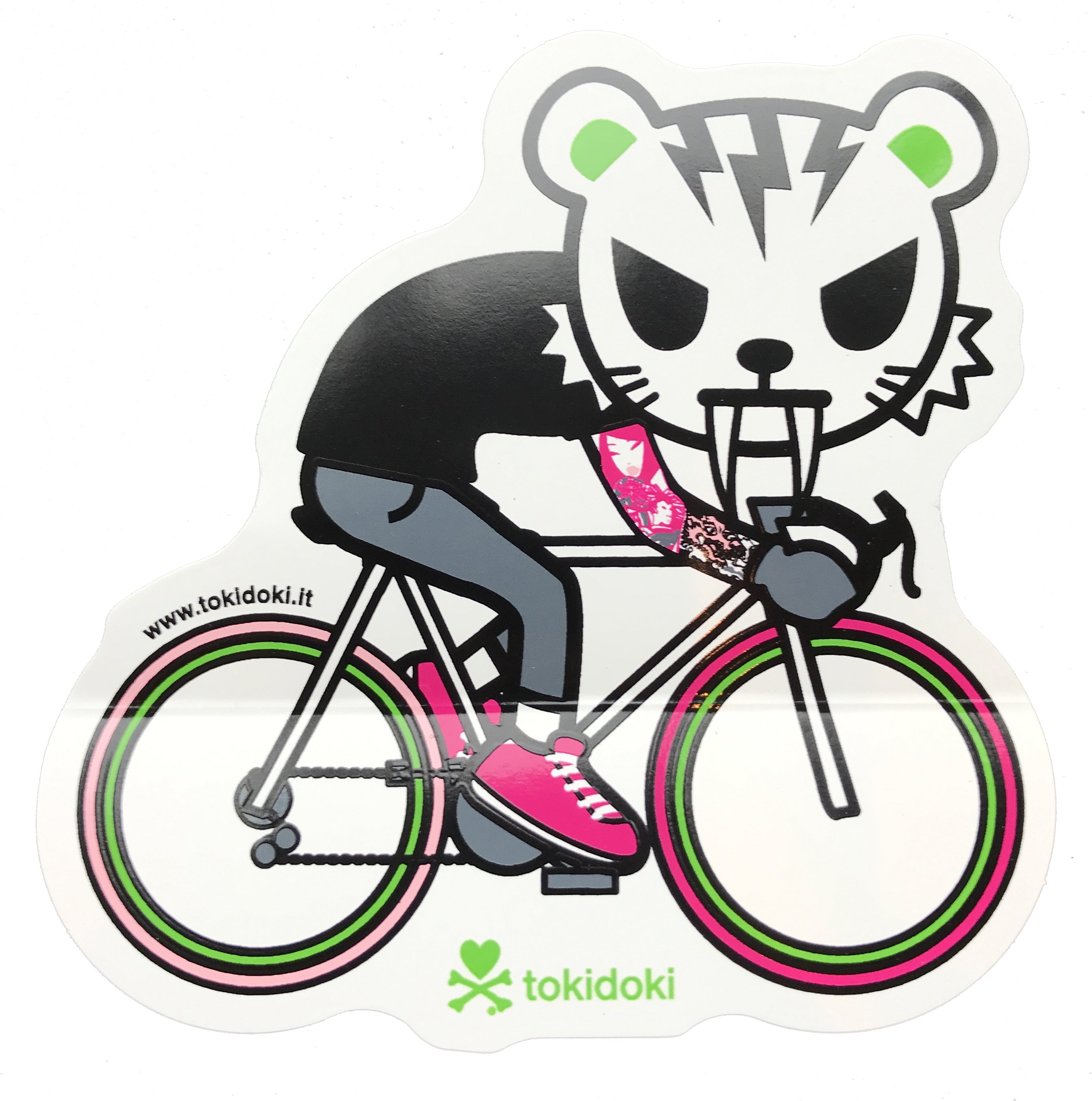 Tokidoki Tiger Bike - Sticker