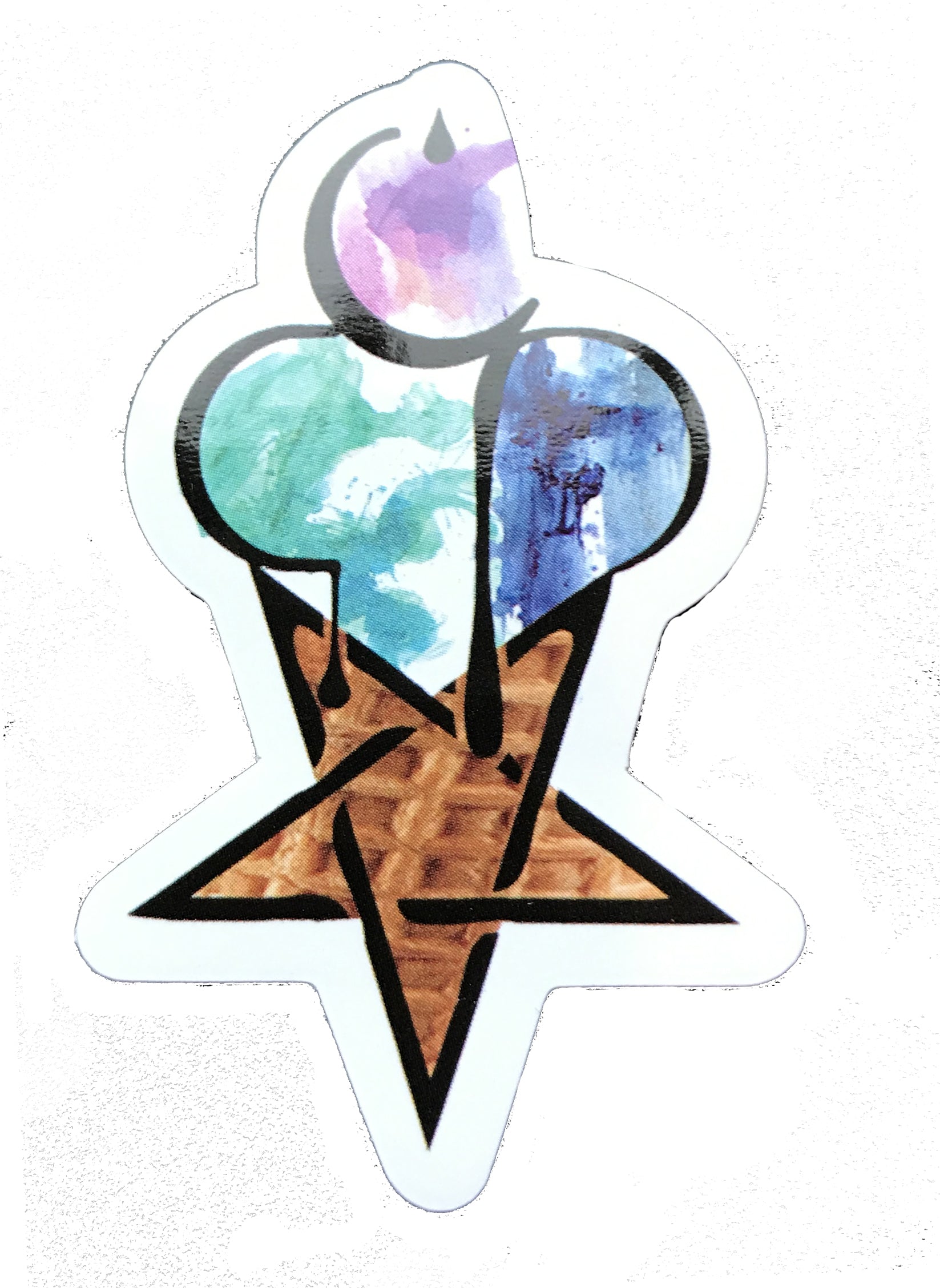 ICP Logo Splatter - Sticker