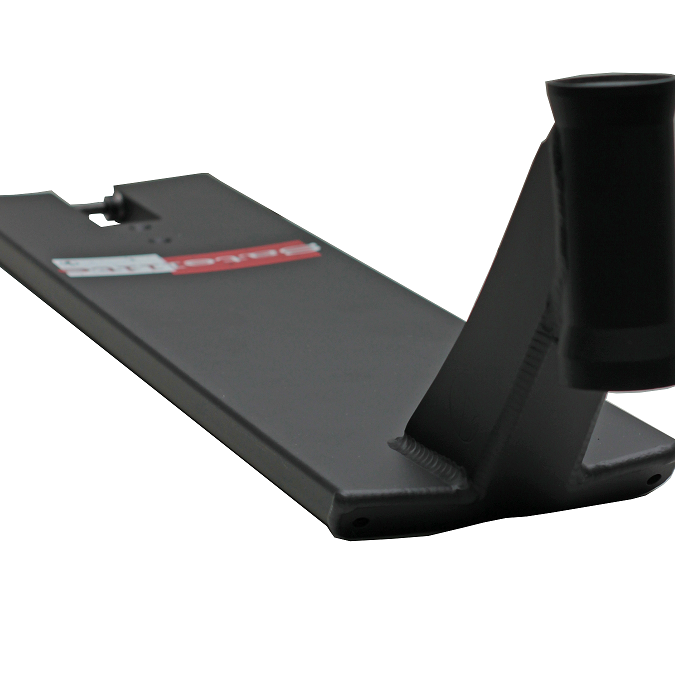 TSI Satellite Black - Scooter Deck Angle View