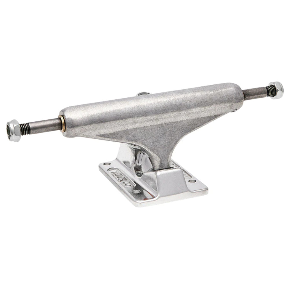 Independent Stage 11 Forged Hollow Silver Standard Skateboard Trucks Angle Front