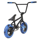 Invert Supreme Mini BMX Freestyle Black Blue Swirl Back