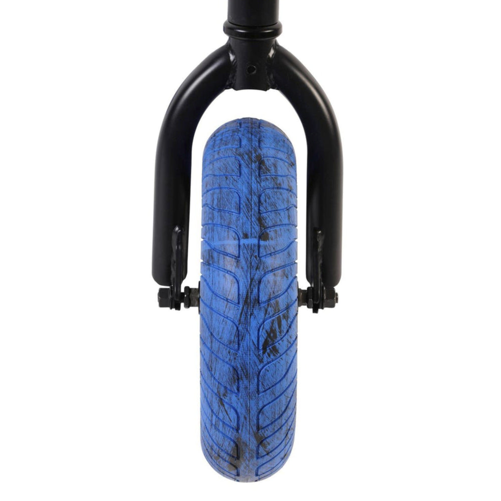 Invert Supreme Mini BMX Freestyle Black Blue Swirl Fork