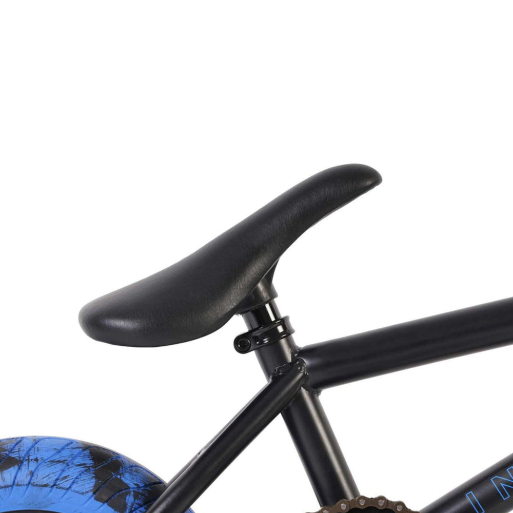 Invert Supreme Mini BMX Freestyle Black Blue Swirl 1 Piece Seat