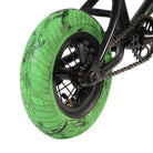 Invert Supreme Mini BMX Black Green Swirl Freestyle Back Tire