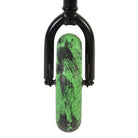 Invert Supreme Mini BMX Black Green Swirl Freestyle Fork