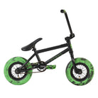 Invert Supreme Mini BMX Black Green Swirl Freestyle Side Without Accessories