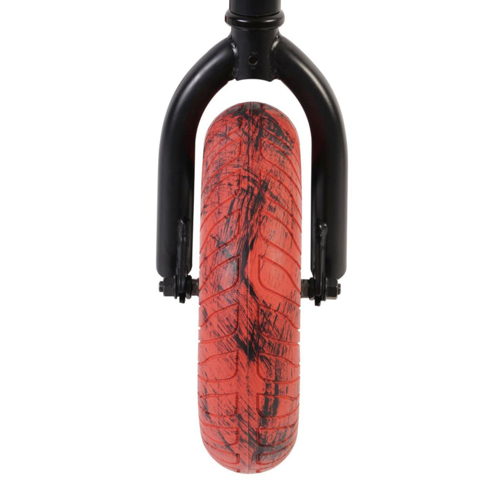 Invert Supreme Mini BMX Freestyle Black Red Fork