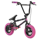 Invert Supreme Mini BMX Freestyle Black Pink With Accessories Brakes Guards Bell