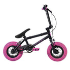 Invert Supreme Mini BMX Freestyle Black Pink Side With Accessories Brakes Guards Bell