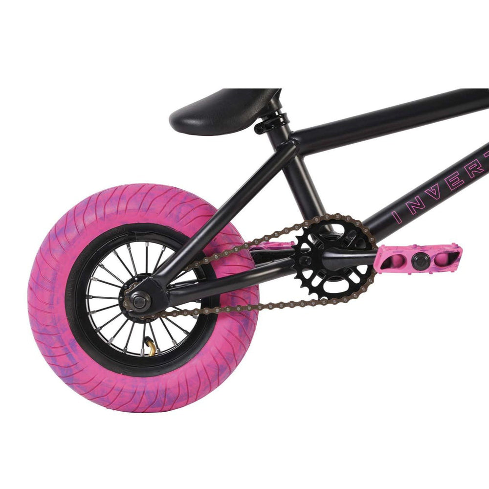 Invert Supreme Mini BMX Freestyle Black Pink Sprocket