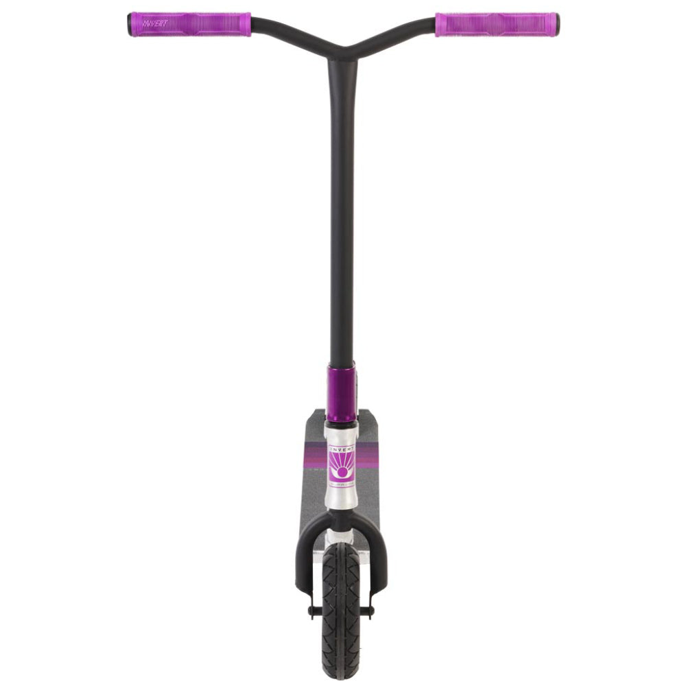 Invert Supreme Taunt Raw / Pink / Purple Dirt Scooter Soft Swirl Grips