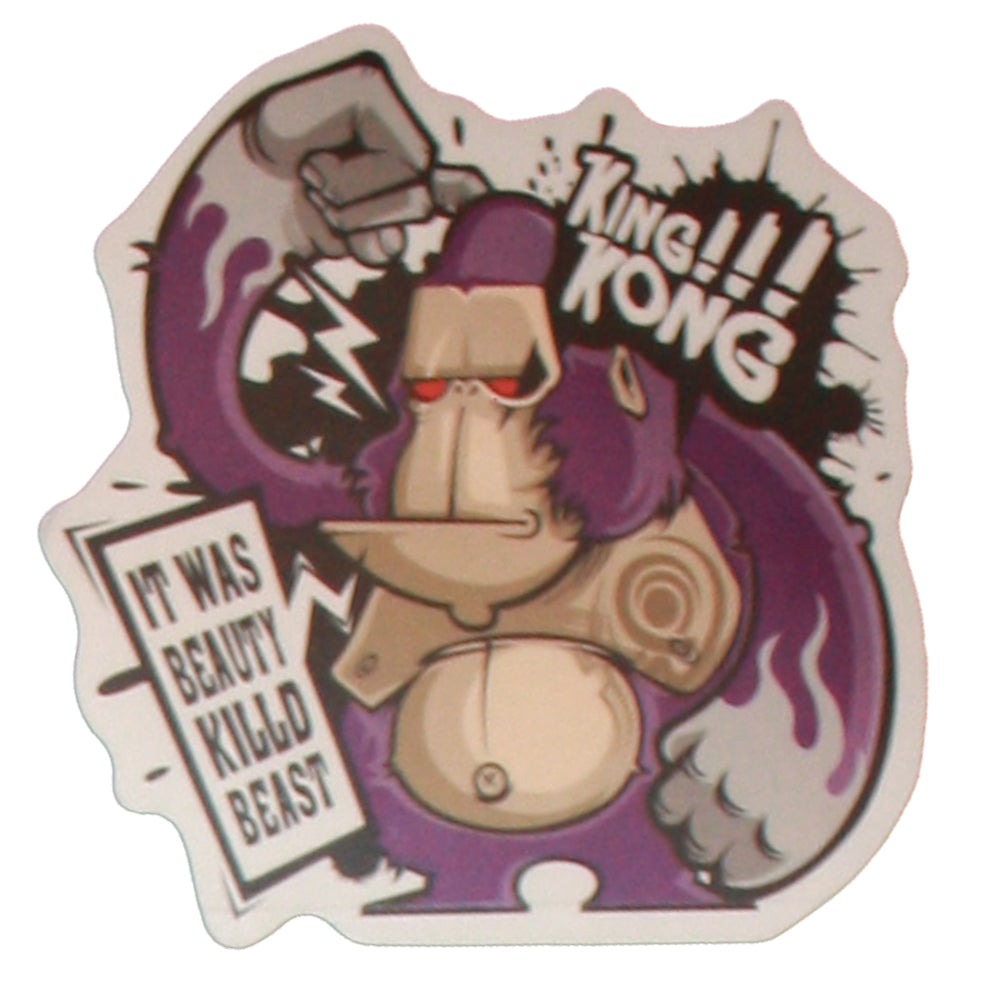 King Kong Cartoon - Sticker
