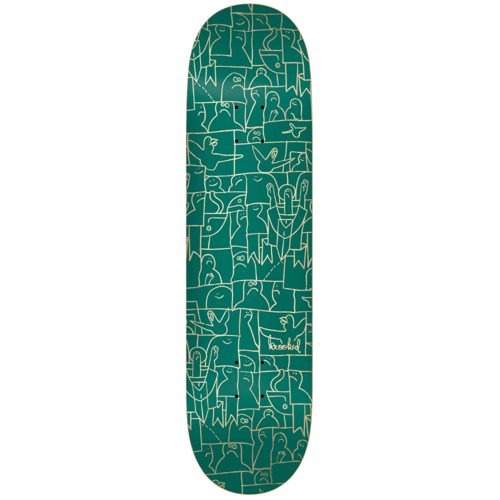 Krooked Flock Green 8.38 - Skateboard Deck
