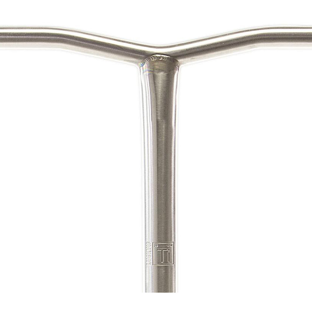 Lucky Titanium Kink Freestyle Super Light Scooter Bars Front Close Up 