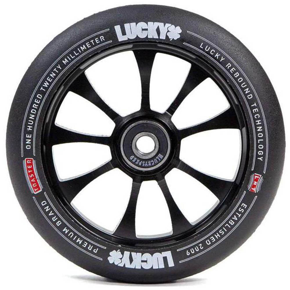 Lucky Toaster 120mm Black / Black - Scooters Wheels