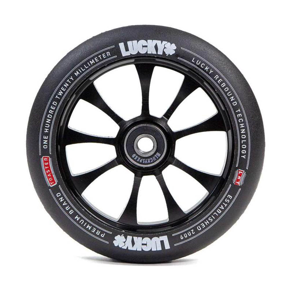 Lucky Toaster 120mm Black / Black - Scooters Wheels