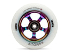 Lucky Atom 110mm Wheel, White Urethane, Oil Slick
