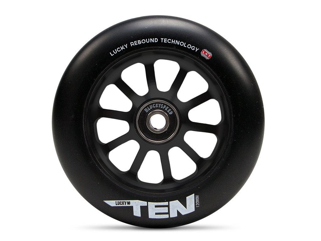 Lucky Ten 120mm, Scooter Wheel, Black