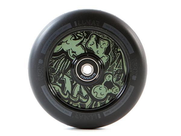 Lucky TAG 110mm (PAIR) - Scooter Wheels Black Black
