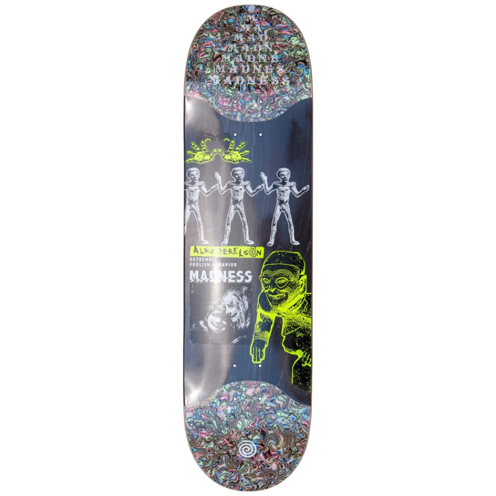 Planche à Roulettes Madness Alex Delusion Slick Super Sap - Largeur 8,38" - Noire - Neuf