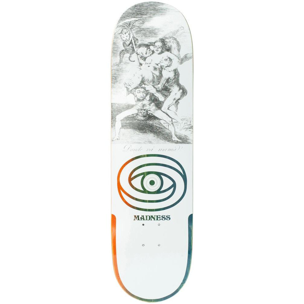 Madness Donde R7 White 8.5 - Skateboard Deck 