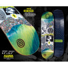 Madness Outcast R7 Rip Slick Green 8.5 - Skateboard Deck Specs