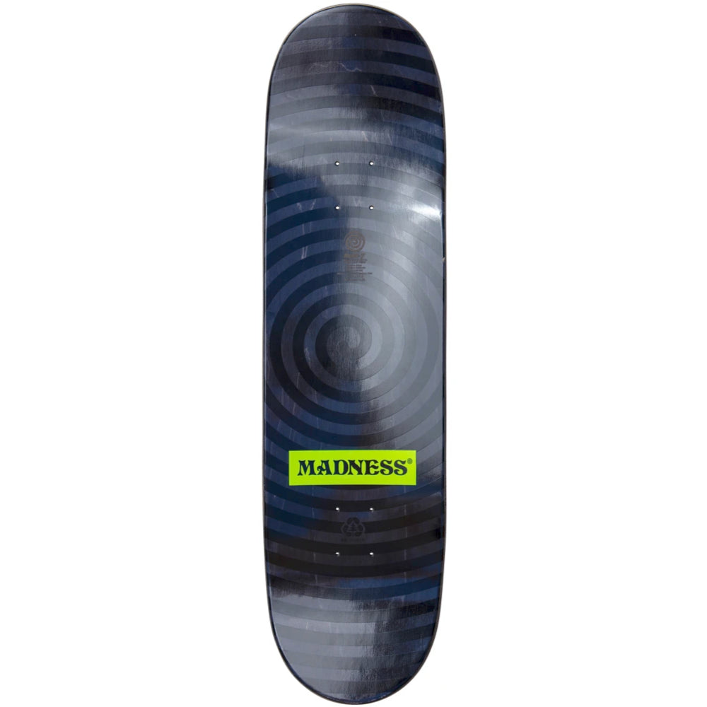Madness Outcast R7 Rip Slick Green 8.5 - Skateboard Deck Top Spiral