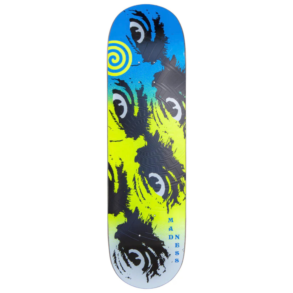 Madness Side Eye Blend Super SAP R7 Blue Yellow 8.5 - Skateboard Deck