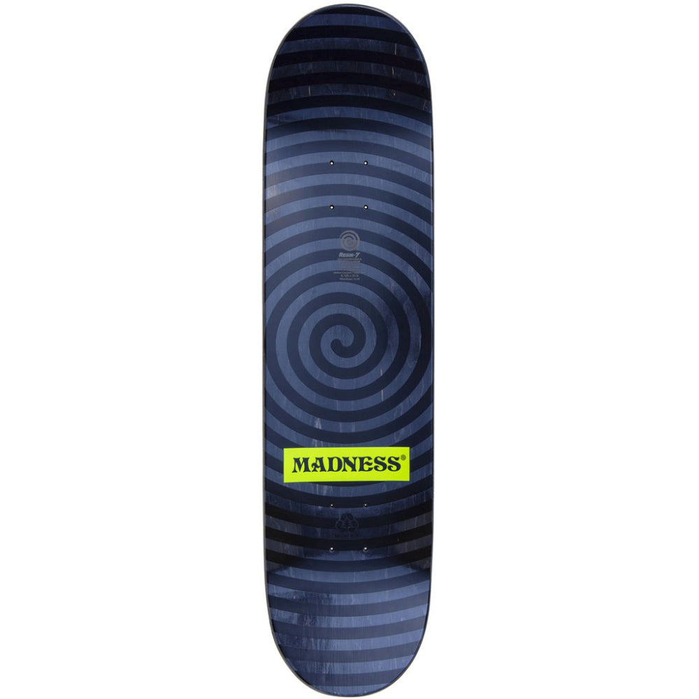 Madness Voices R7 Blue Green Slick 8.125 - Skateboard Deck Top