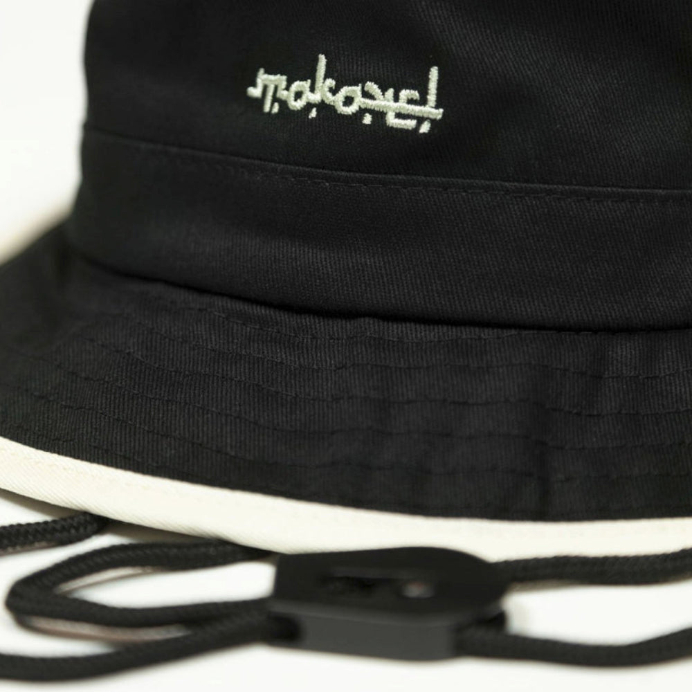 Mokovel Surf Hat Black Close Up