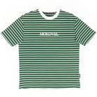 Mokovel T-Shirt Green Stripes