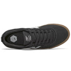 New Balance Numeric 306 Jamie Foy Black / Gum Shoes Top View