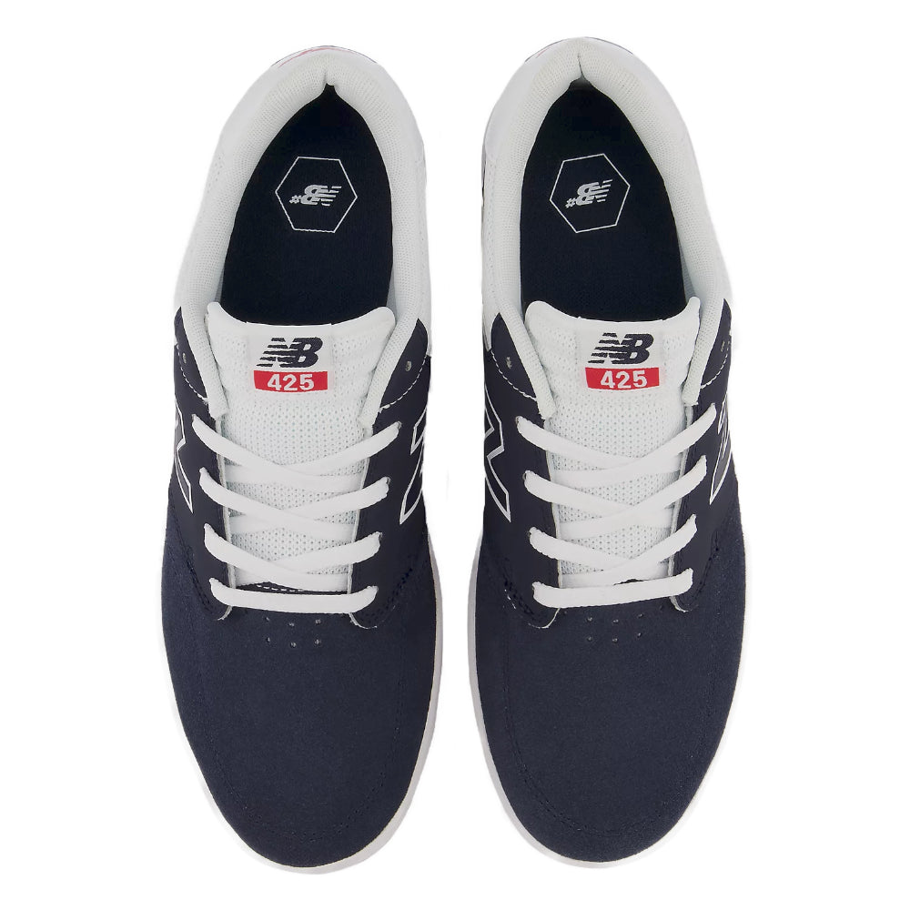 New Balance Numeric 425 Navy White - Shoes Top View