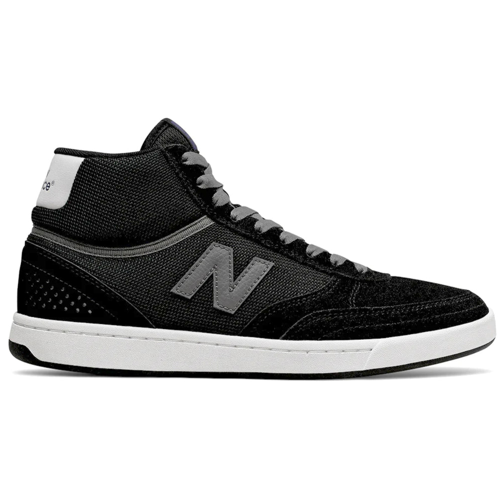 New Balance Numeric 440 High Black Grey - Shoes Side