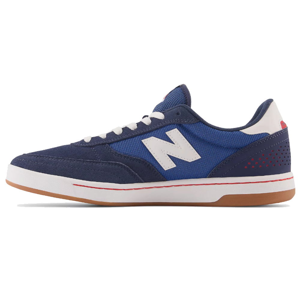 New Balance Numeric 440 Navy Blue With White Shoes Left Interior Side