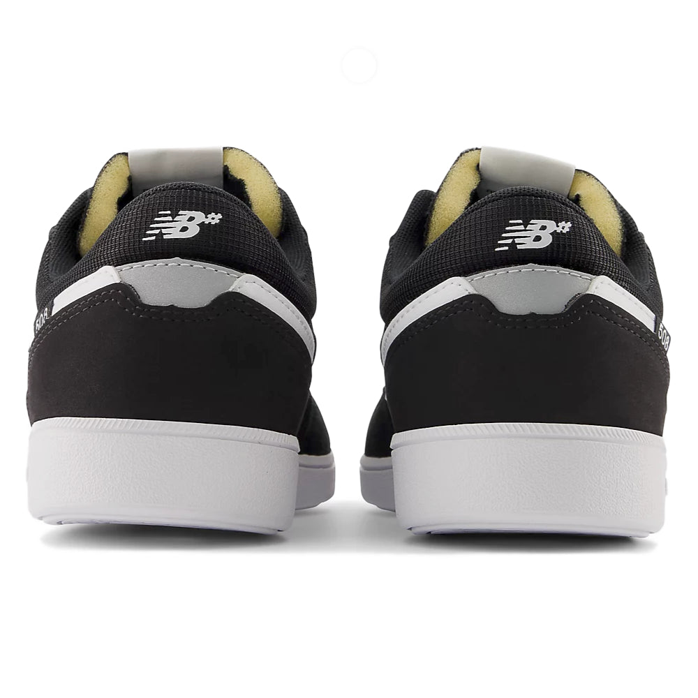New Balance Numeric Brandon Westgate 508 Black White Shoes Exposed Mesh And Tong For Old School Look