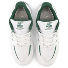 New Balance Numeric Tiago Lemos 1010 White Green Shoes Top View With Ortholite Insole