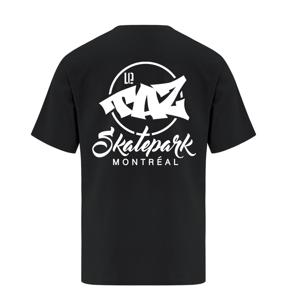 TAZ X-Logo T-Shirt Black Back