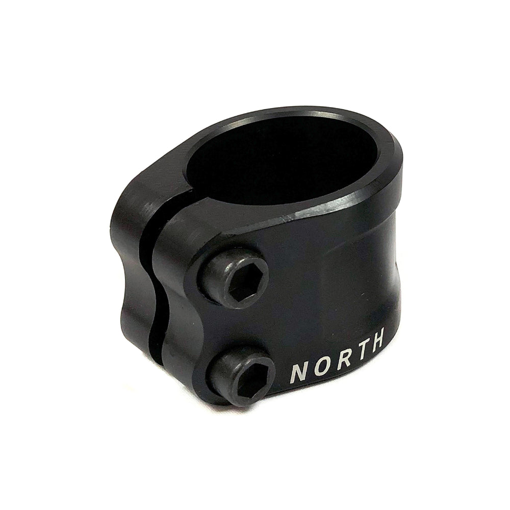 North Scooters Axe - Scooter Clamp Matte Black Back