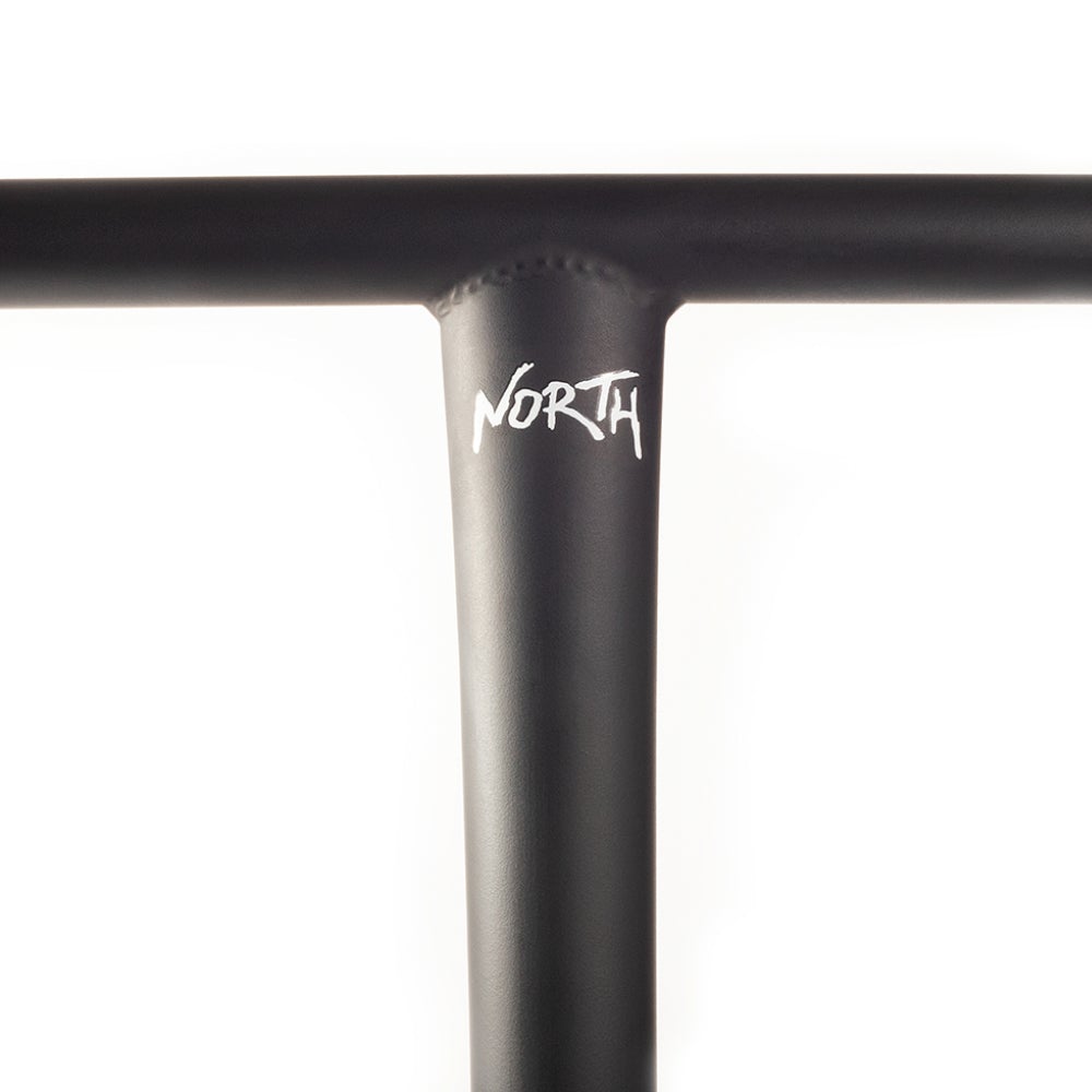 North Scooters Campus T-Bar - Scooter Bars Matte Black Close Up