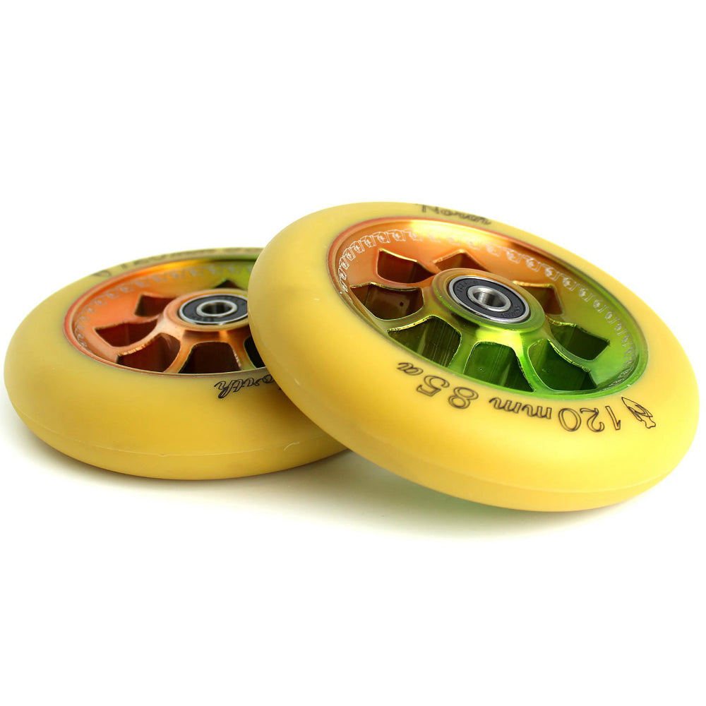 North Scooters Pentagon Rasta 85A 120mm (PAIR) - Scooter Wheels