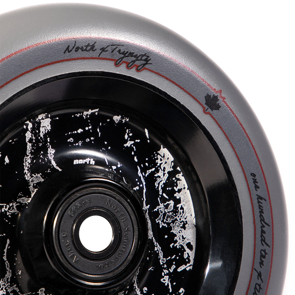 North Scooters X Trynyty Collab 110x24mm (PAIR) - Scooter Wheels Close Up