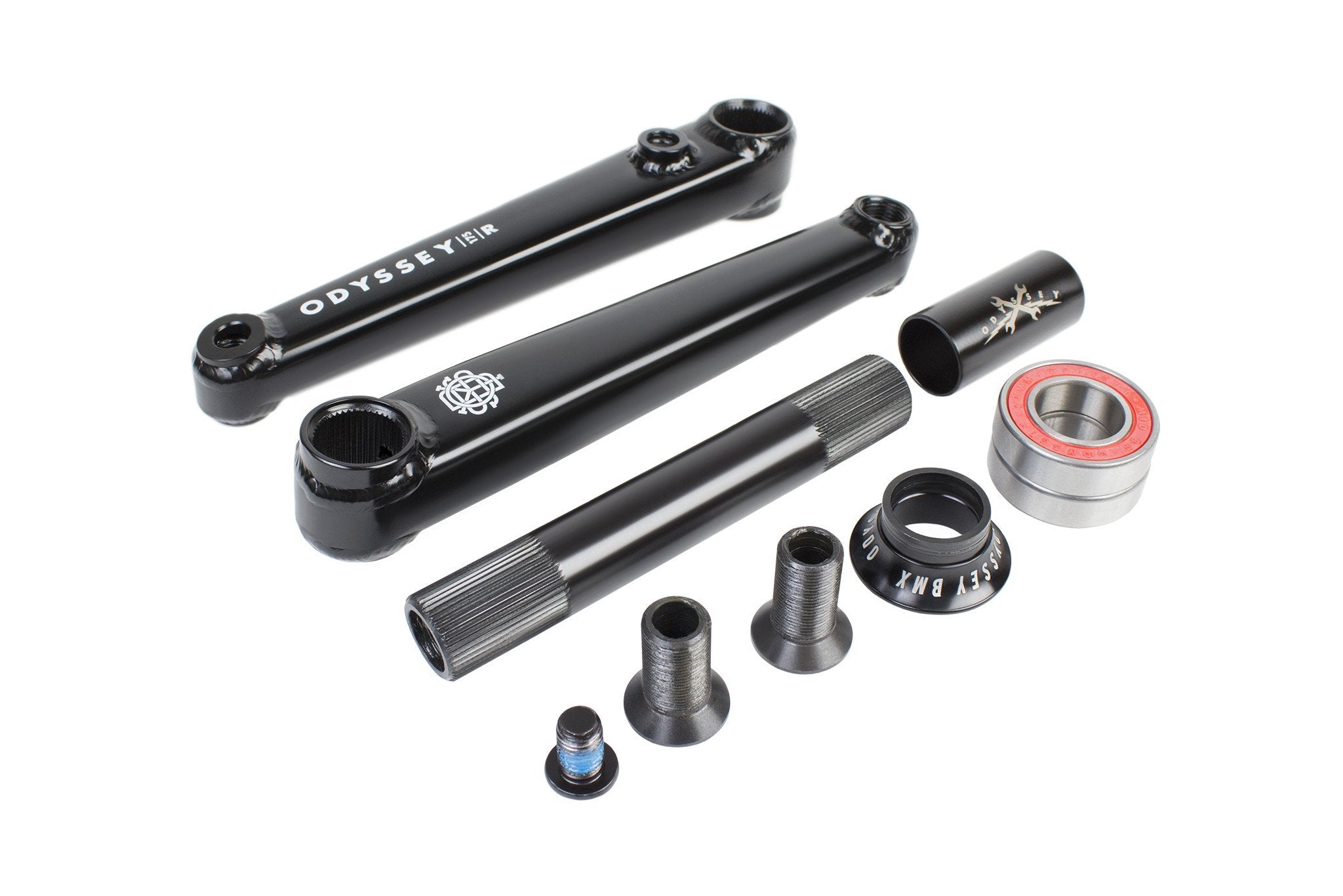 Odyssey Calibur 3PC Black - BMX Crank Black Parts