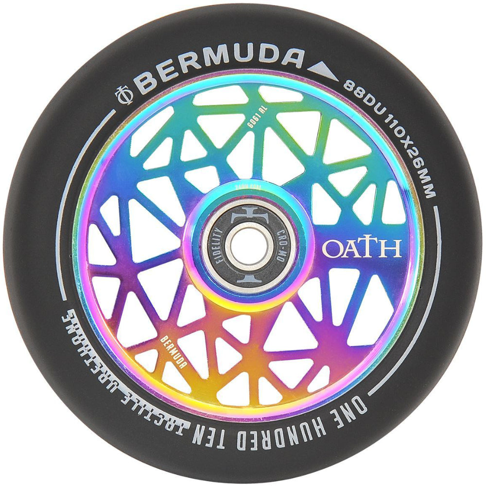 Oath Bermuda 110mm (PAIR) - Scooter Wheels Neo Chrome Front