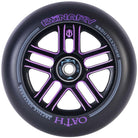 Oath Binary 115x30mm Scooter Wheels Black Purple