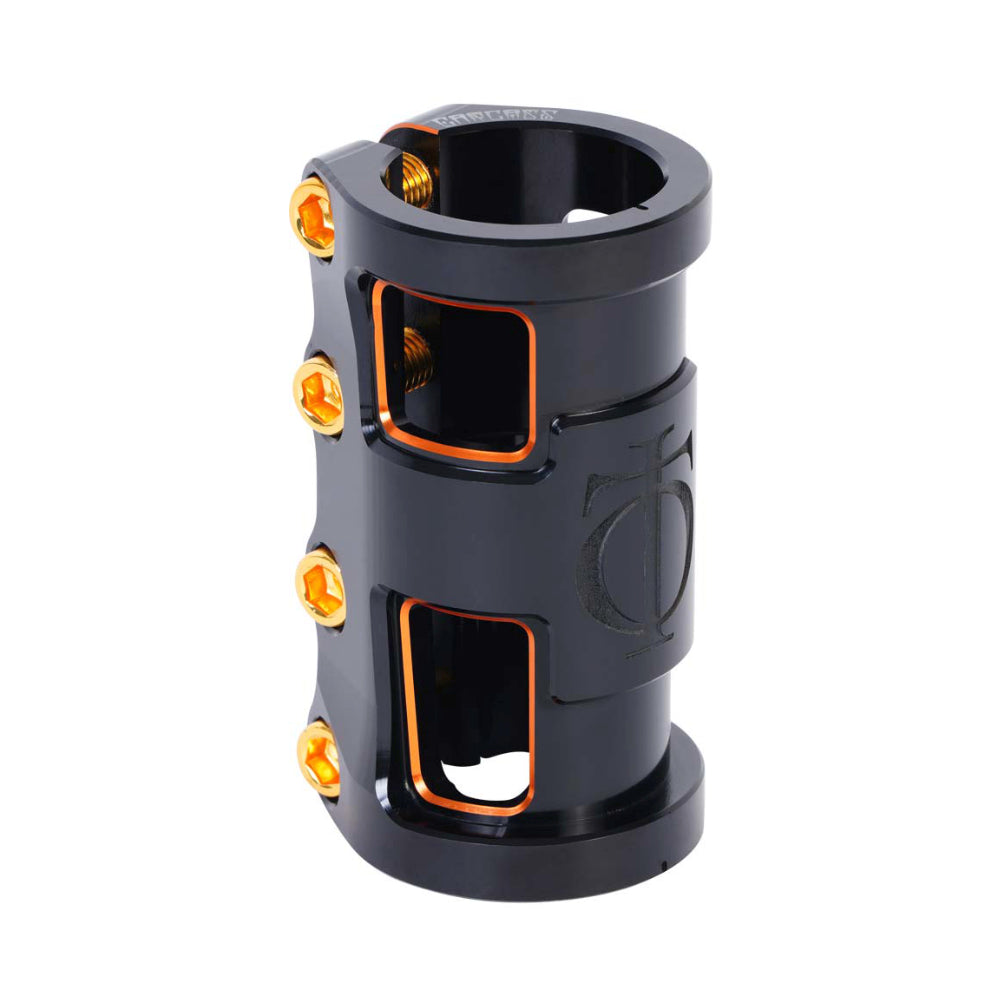 Oath Carcass SCS Light Scooter Clamp Black Orange Angle