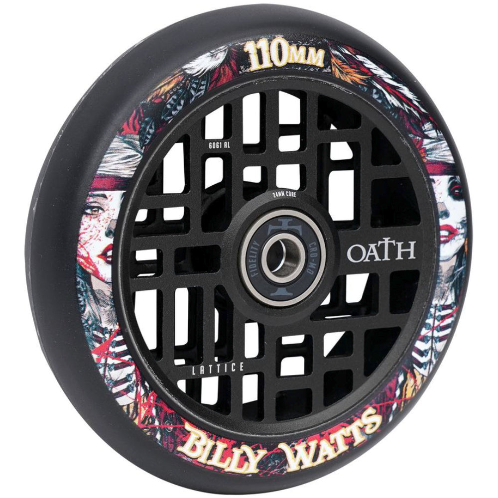 Oath Lattice Billy Watts Signature 110mm (PAIR) - Scooter Wheels Angle