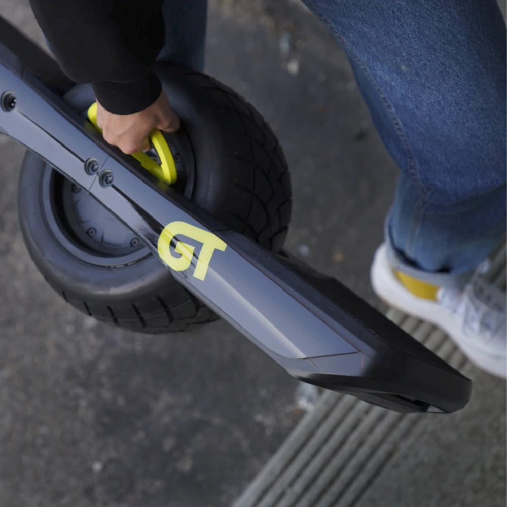 Onewheel Rail Guards For GT Black Yellow Maghandle treaded tire