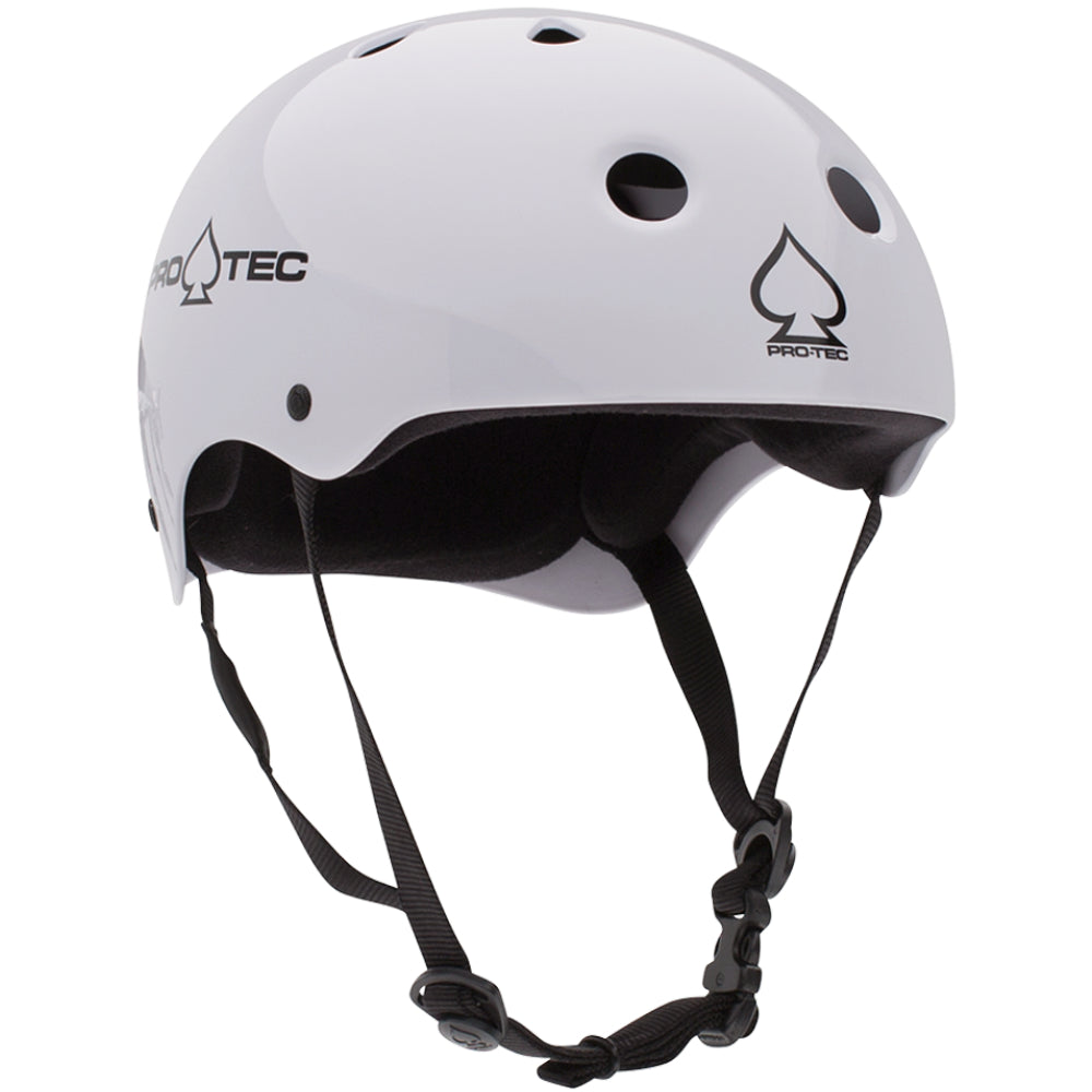 PRO-TEC Classic Skate White - Helmet Right Front