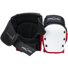 PRO-TEC Junior Street Gear 3 Pack Youth Red White Black - Pads Knees Open